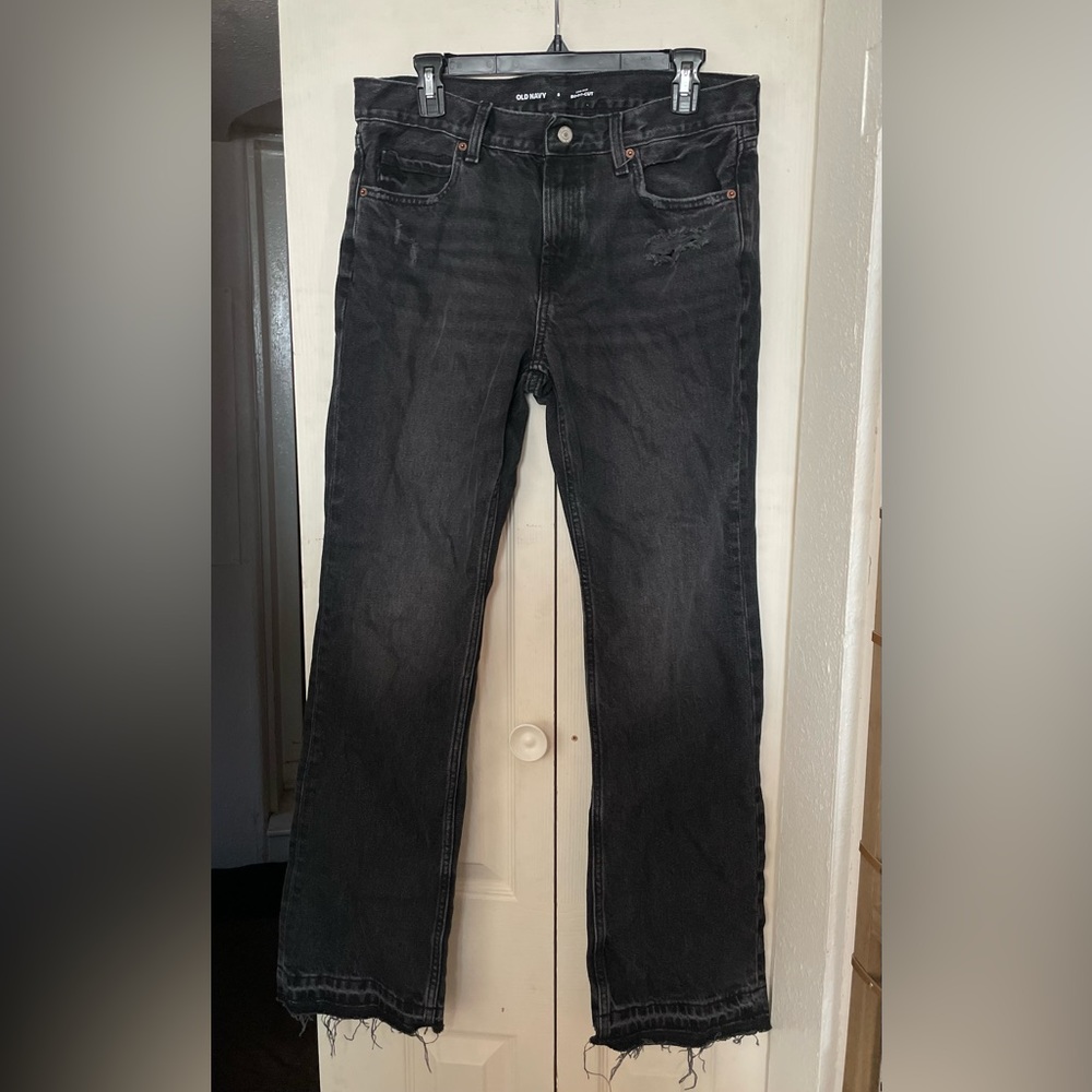 Old Navy bootcut jeans, low rise, size 8